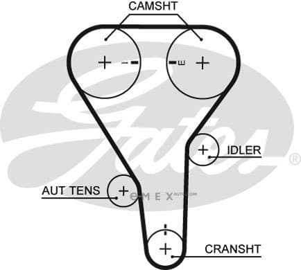 OEM BELT, TIMING 5341XS