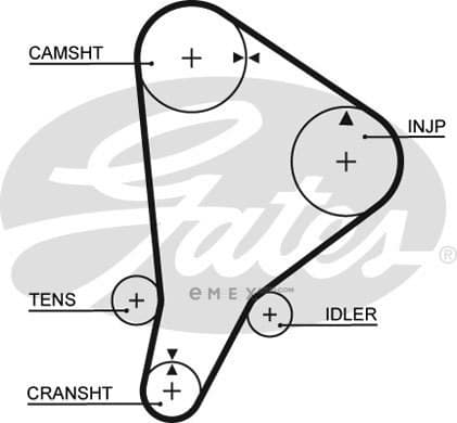 OEM BELT, TIMING 5118