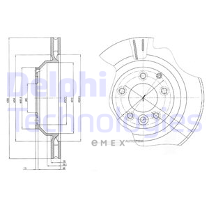 OEM BRAKE DISC (DOUBLE PACK) BG4070