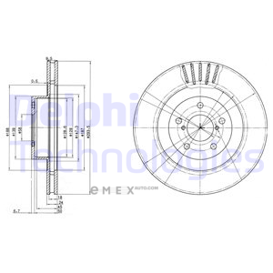 OEM BRAKE DISC (DOUBLE PACK) BG3413