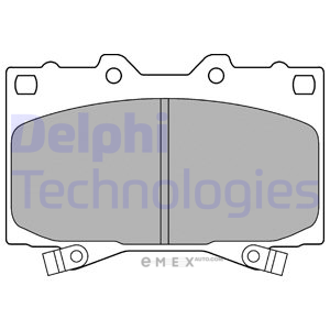 OEM BRAKE PAD AXLE SET LP1308