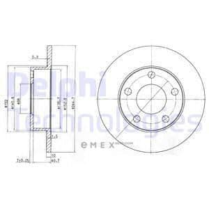 OEM BRAKE DISC (DOUBLE PACK) BG3381