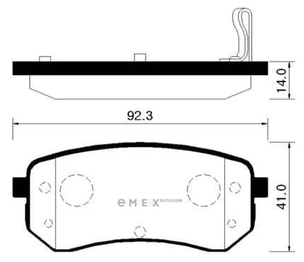 OEM BRAKE PAD HP1038