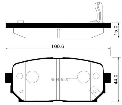 OEM BRAKE PAD HP1041