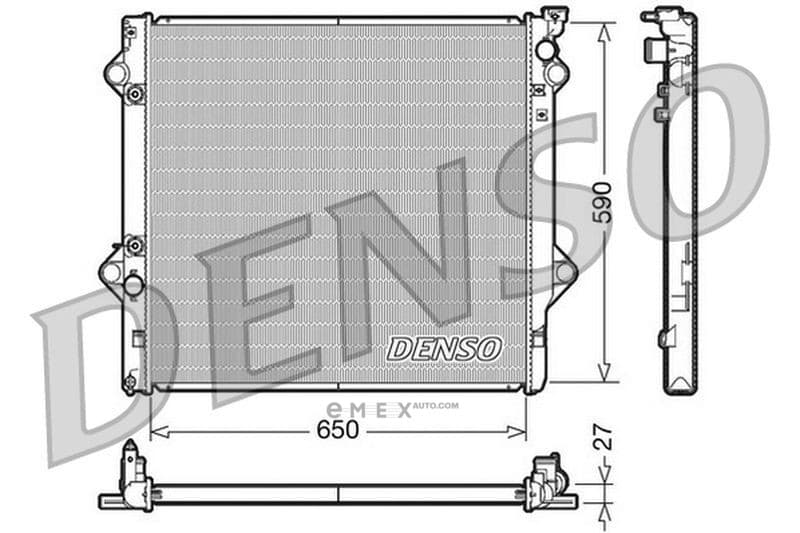 OEM RADIATOR ASSY, ENGINE COOLANT DRM50047