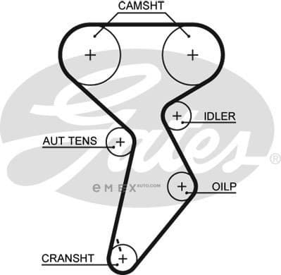 OEM BELT, TIMING 5432XS