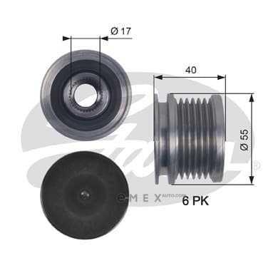 OEM PULLEY ROLLER ASSY OAP7114