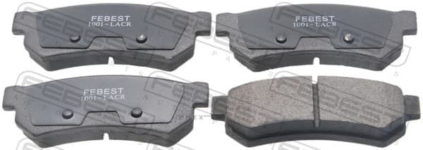 OEM PAD KIT, DISC BRAKE, REAR 1001LACR