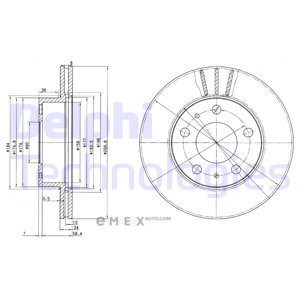 OEM BRAKE DISC (DOUBLE PACK) BG2847