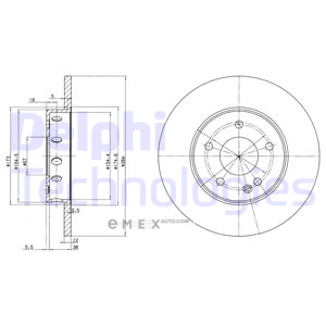 OEM BRAKE DISC (DOUBLE PACK) BG2769