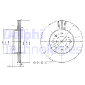 OEM BRAKE DISC (DOUBLE PACK) BG2567