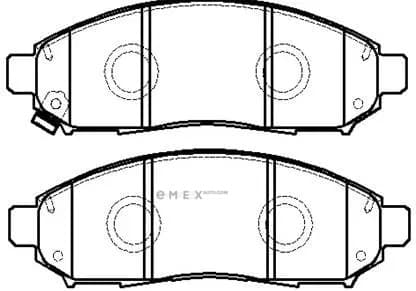 OEM PAD KIT, DISC BRAKE HP5173