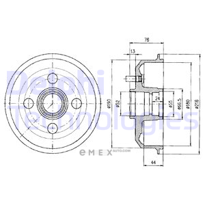 OEM BRAKE DRUM BF329