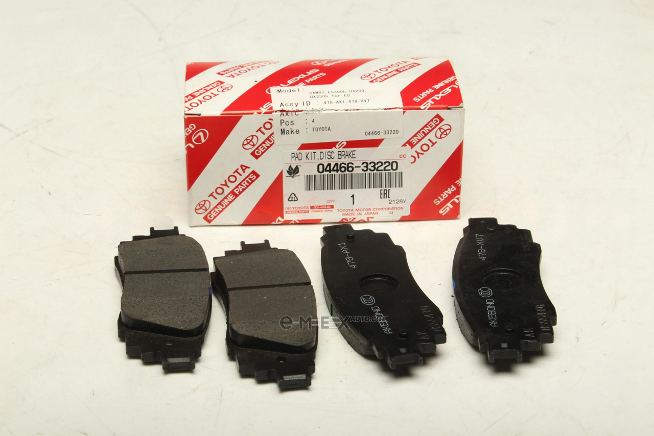 OEM PAD KIT, DISC BRAKE 0446633220