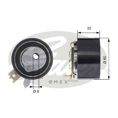 OEM TENSIONER ASSY, PULLEY T43014