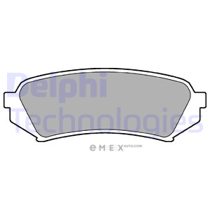 OEM BRAKE PAD AXLE SET LP1438