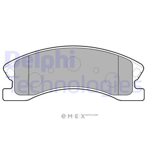 OEM BRAKE PAD AXLE SET LP1906