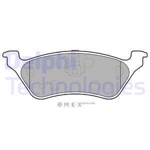 OEM BRAKE PAD AXLE SET LP1694