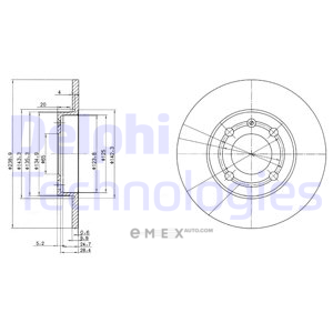 OEM BRAKE DISC (DOUBLE PACK) BG2911