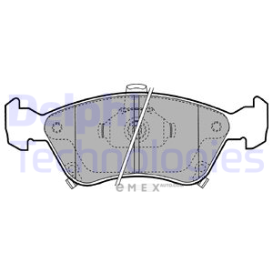 OEM BRAKE PAD AXLE SET LP1231