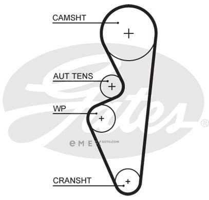 OEM BELT, TIMING 5670XS