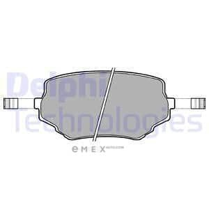 OEM Brake Pad Set, disc brake LP1015