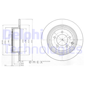 OEM BRAKE DISC (DOUBLE PACK) BG4169