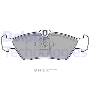 OEM BRAKE PAD AXLE SET LP1596