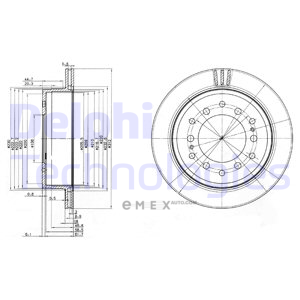 OEM BRAKE DISC (DOUBLE PACK) BG3557