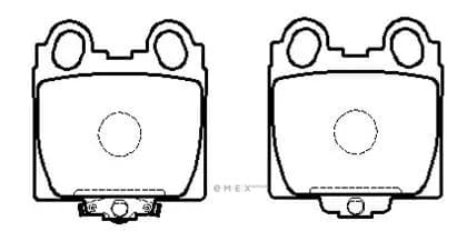 OEM PAD KIT, DISC BRAKE HP5083