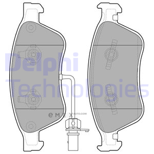 OEM BRAKE PAD AXLE SET LP2072