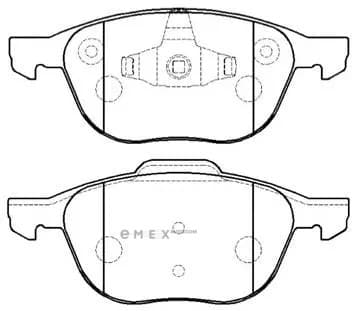 OEM PAD KIT, DISC BRAKE HP5143