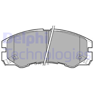 OEM BRAKE PAD AXLE SET LP964