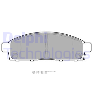 OEM BRAKE PAD AXLE SET LP2074