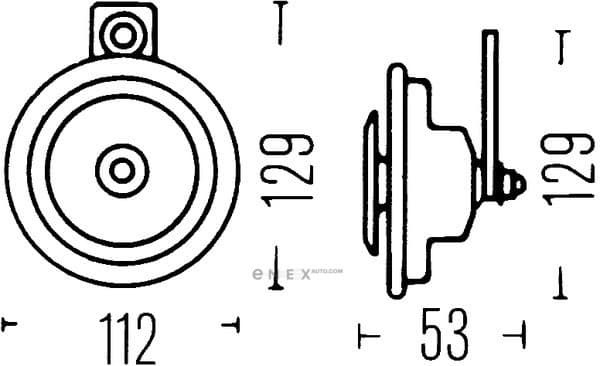 OEM HORN ASSY 3BA002768082