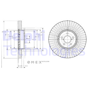 OEM BRAKE DISC (SINGLE PACK) BG9105