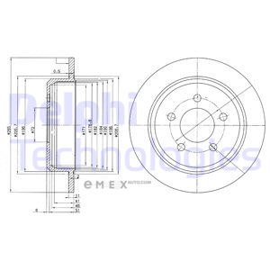 OEM BRAKE DISC (DOUBLE PACK) BG3073