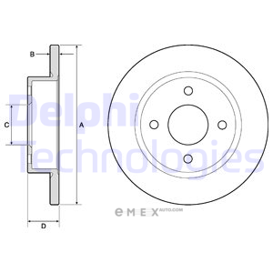 OEM BRAKE DISC (DOUBLE PACK) BG2683