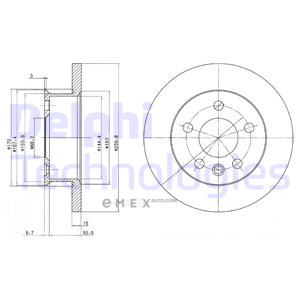 OEM BRAKE DISC (DOUBLE PACK) BG2716