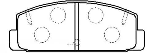 OEM PAD KIT, DISC BRAKE HP8275