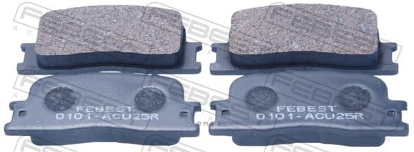 OEM PAD KIT, DISC BRAKE, REAR 0101ACU25R