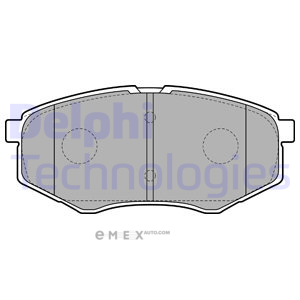 OEM BRAKE PAD AXLE SET LP2227