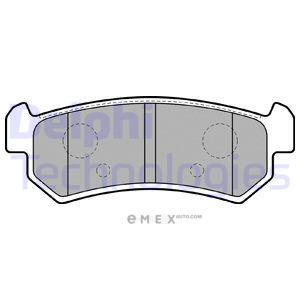 OEM BRAKE PAD AXLE SET LP1910