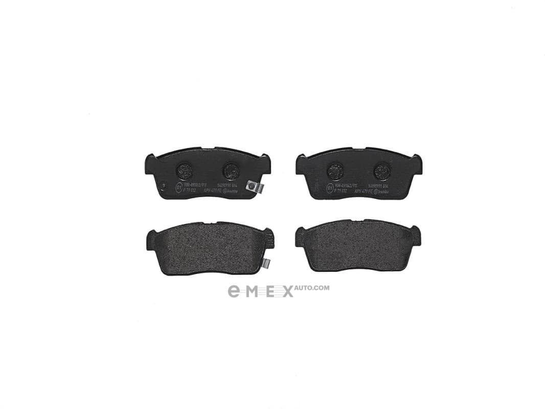 OEM Brake Pad Set, disc brake P79012