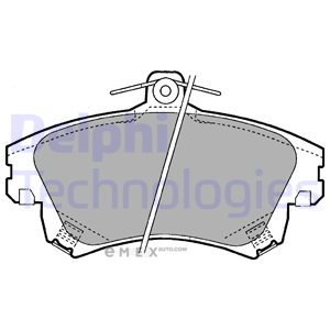 OEM BRAKE PAD AXLE SET LP1398