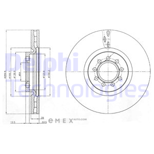 OEM BRAKE DISC (DOUBLE PACK) BG4101