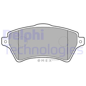 OEM BRAKE PAD AXLE SET LP1652