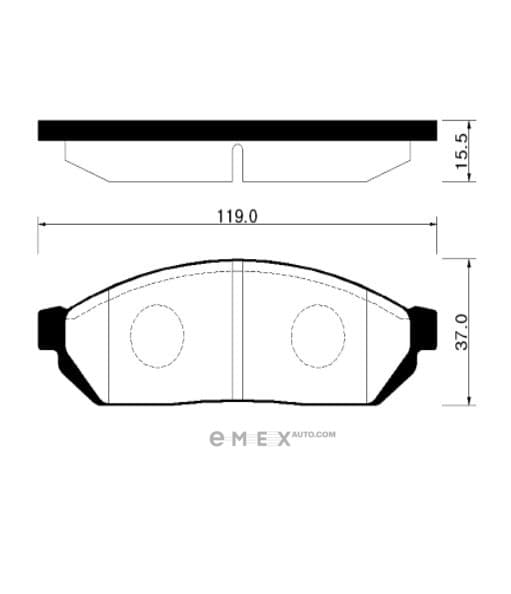 OEM BRAKE PAD HP2013