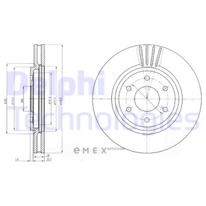 OEM BRAKE DISC (DOUBLE PACK) BG4205