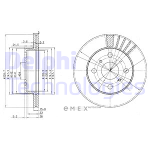 OEM BRAKE DISC (DOUBLE PACK) BG3173